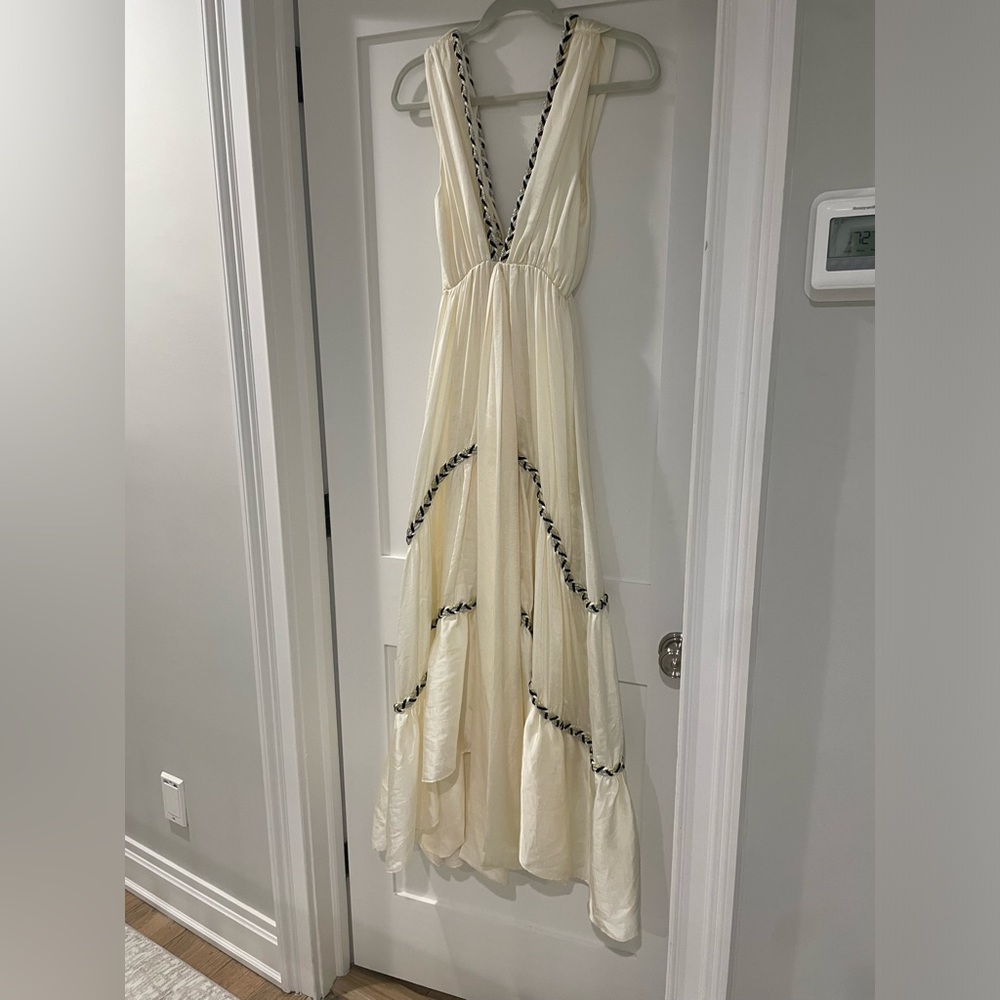 Misa maxi silk dress size large